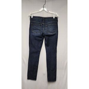 Old Navy Women's Size 2 The Diva Dark Blue Denim Jeans Slim Straight-Leg